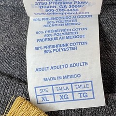 Patriotic America T Shirt Spell Out All Over XL XG TG Gray