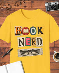 Book Nerd Glasses T-Shirt