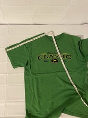 John Deere American Classic Shirt Mens L Green Tractor Farmer Tee