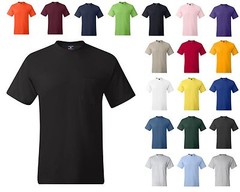 Hanes Beefy-T POCKET T-Shirt NEW 6.1 oz. 100% Cotton 5190 Mens S-3XL Tee