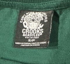 Crooks & Castles Cherub Angel Bud Bandana Graphic Tee T Shirt Streetwear Men SM