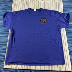 Delta Roots Country Festival Shirt Mens 2XL Purple Volunteer Helena Arkansas