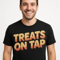 Pet Lovers T-Shirts – “Treats on Tap” Graphic Tee