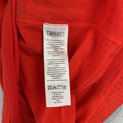 Artilect Systems Shirt Men Large Red A/sys 1 Boulder 125 Merino Wool Base Layer