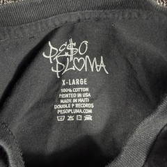 Peso Pluma Tour 2023 Black Graphic T-Shirt Mens XL Corridos Tumbados Concert Tee