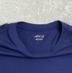 BCG Blue Short Sleeve Crew Neck Ultra Soft T-Shirt Mens Size Medium
