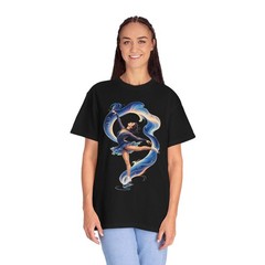 Aurora Figure Skater Etched Graphic Tee