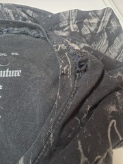 Xtreme Couture Graphic T-Shirt Black Skull Wings Size Large