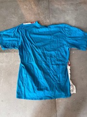 90s Kansai Yamamoto Vintage Art T-Shirt Japanese L Blue Multi