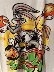 Space Jam Retro Mens T-Shirt Size XL Pre-Owned