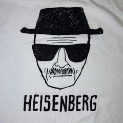 Breaking Bad T Shirt Mens Size XL Walter White Heisenberg White TV Show Promo
