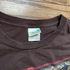 Vintage Y2K Brown Surf Graphic Tee Streetwear Grunge Skater Shirt