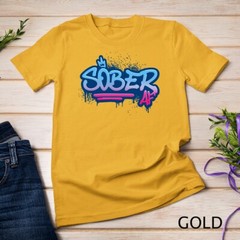 Sober AF Graffiti Crown NA AA Unisex T-shirt
