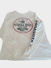 Myakka River State Park, Sarasota, Fl, Pull-over Shirt, XL, White