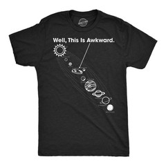 Mens Funny T Shirts Well This Is Awkward Sarcastic Flat Earth Graphic Novelty