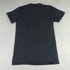 Helmut Lang Shirt Mens Small Black Embroidered HL Logo Crewneck Tee Portugal