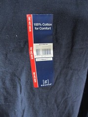 New Mens George Crew T Shirt Size S 34 36 Blue Long Sleeve
