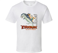 Dolphin Flipper Movie Classic 1963 Retro T Shirt Tee Gift New