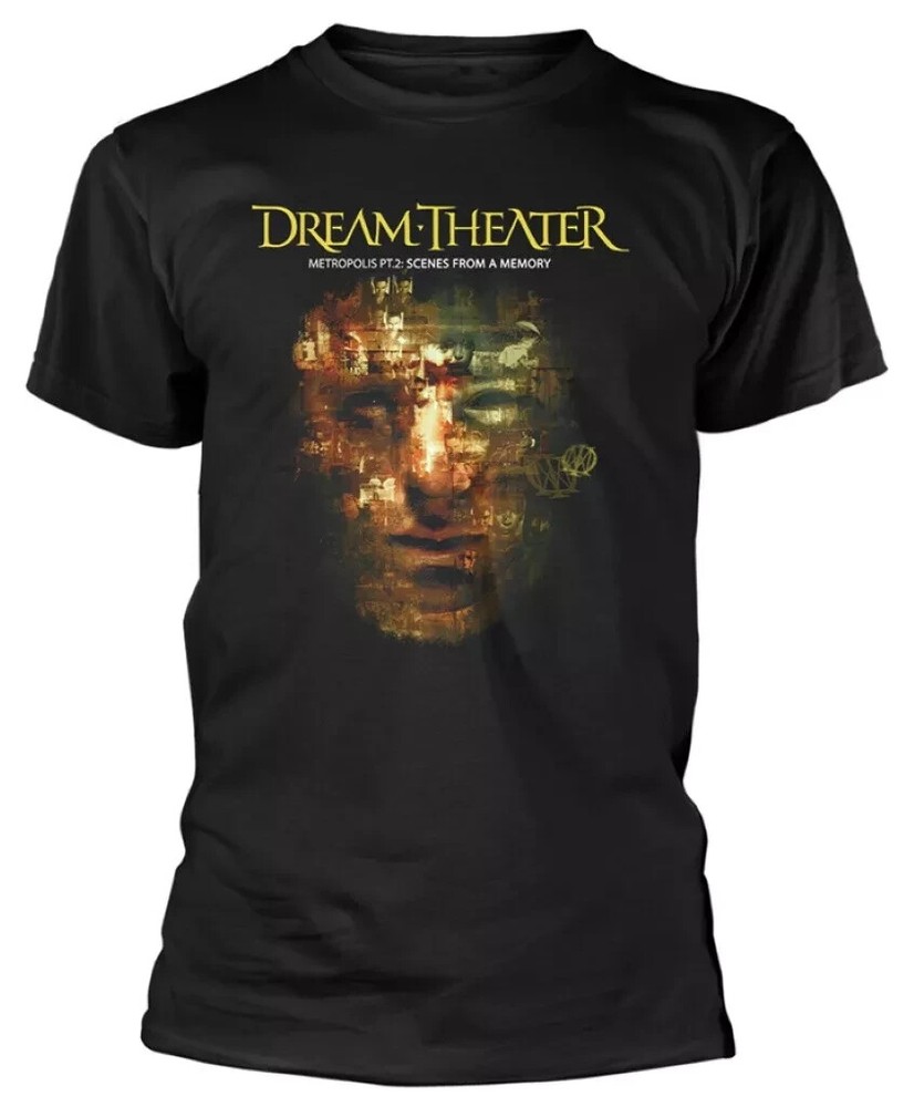 HOT! Dream Theater Metropolis Black T-Shirt, Heavy Cotton T-shirt, Size S to 5XL