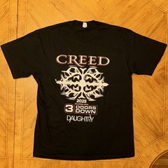 CREED Summer Of 99’ Tour TShirt 2025 Merch Size XL Black Double Sided