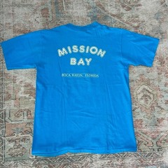 Vintage Mission Bay Makos Boca Raton Florida -Graphic Shirt Mens Large- Shark