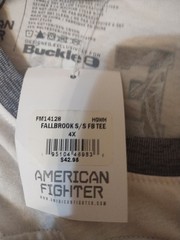 American Fighter Lot Of 5 Short Sleeve Shirt 3-4XL 2- 5XL MMA