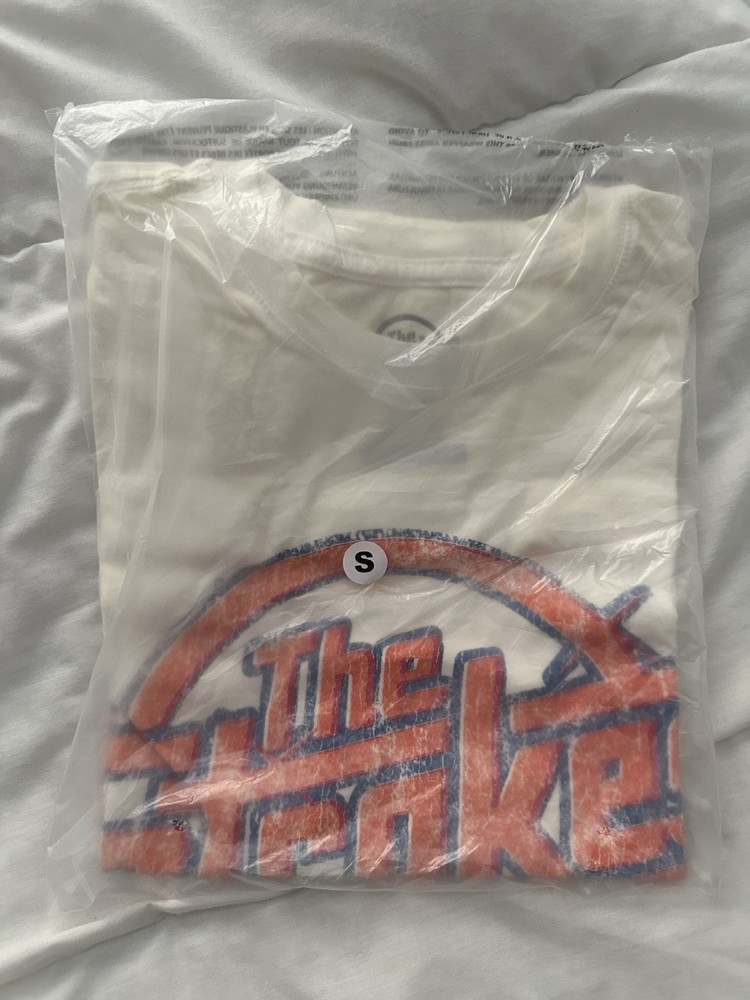 The Strokes Vintage Magna Logo Distressed Tee Shirt Size Small Brand New