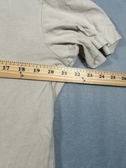 Levis Logo classic Shirt mens Large Tan Beige Logo Modern EUC cotton