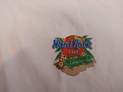 Vintage Hard Rock Cafe Honolulu Heavy Tee T Shirt Size L White Surfboard 90s