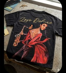 SADE LOVE DELUXE ON A SHAKA HEAVYWEIGHT GARMET SHIRT “MODERN”