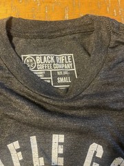 Black Rifle Coffee Company Bomber Girl T Shirt Black Size Small New