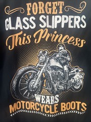 Sexy Woman Motorcycle BLACK Shirt Biker American Legend Route 66 L/sleeve MEDIUM
