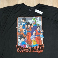 Dragon Ball Z Super Mens 3XL Black Graphic T-Shirt Goku Vegeta Toei Animation