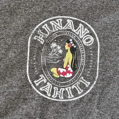 Hinano Tahiti Shirt 4XL XXXL Gray Beer Surf Hawaii Dream Island Tanoa 2890