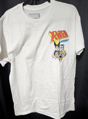 Marvel X-Men Wolverine Graphic Logo White Short Sleeve Crew Neck T-Shirt M