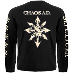 Sepultura “Chaos A.D.” Long Sleeve Black T-Shirt obituary death slayer