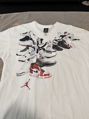 Lots of 3 AIR JORDAN T-shirts Retro Mens Size XLarge