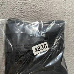 CityLAB T-Shirt Men Large Black Short Sleeve Stretch Slim Fit