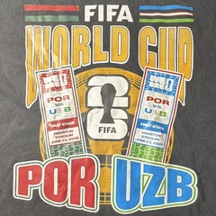 FIFA World Cup 2026 Portugal vs Uzbekistan Match 47 Shirt 6/23/26 Size Large