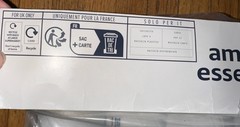 Amazon Essentials Men 6 Pack Crewneck Undershirts White Blank Medium 100% Cotton
