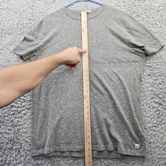 MARINE LAYER USA T Shirt Men Medium (fits like Large) Gray Made in USA Modal