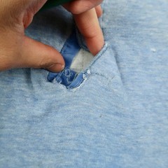 Vintage 80s LL Bean River Drivers Shirt Mens M Blue Henley Long Sleeve Made USA