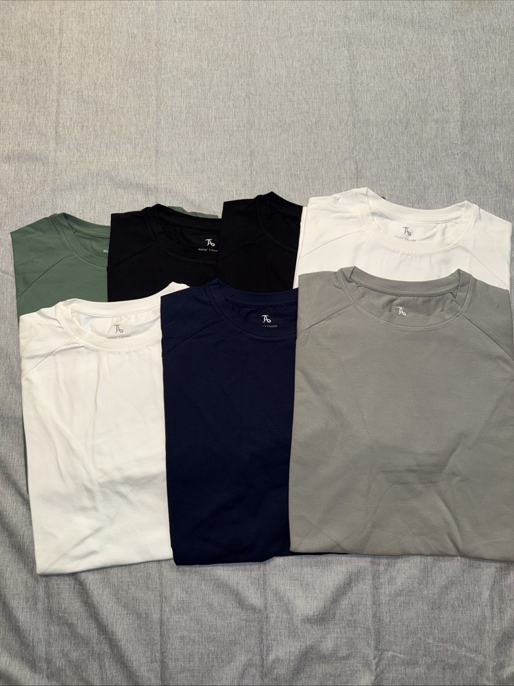 Athletic Fit Short Sleeve Everyday 7 Pack XL Men