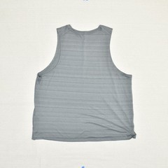 Nike Dri Fit Running Illinois Tank Top Striped Polyester Gray Size XL