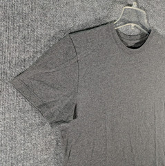 Banana Republic Shirt Mens Medium Gray Premium Pima Cotton Crew Neck Tagless Tee