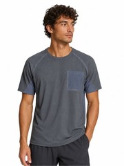 Lululemon Ventilated Hiking Short Sleeve Shirt Gray Men’s Medium