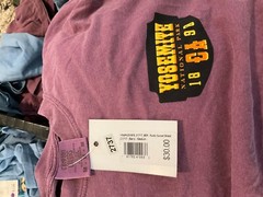 Comfort Colors Men’s Yosemite National Park T-Shirt M Berry Rustic Sunset Shield