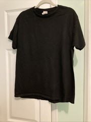 Lot Of 3 Logo Nike Hanes Adidas Mens T Shirt Short Sleeves Black Blue Gray Sz M