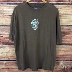 Vintage Split Skateboards Brown Graphic Cross Skate T-shirt size Men’s XL