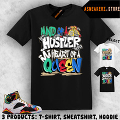 ASneakerZ Tee Shirt To Match J’s 7 Miro 2026 Matching Snkr Hustle Queen T-Shirt